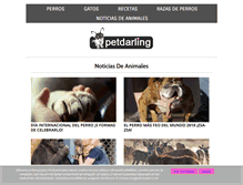 Tablet Screenshot of petdarling.com
